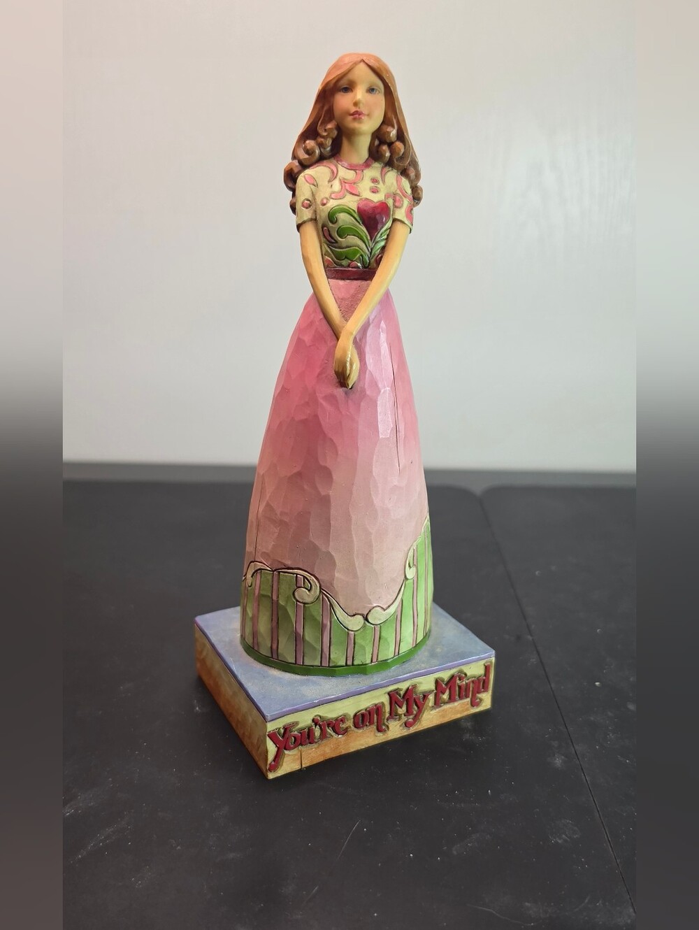 Jim Shore Heartwood Creek "Your On My Mind" Figurine